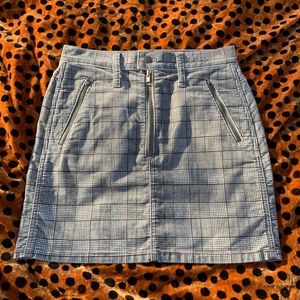 Madewell Plaid Skirt